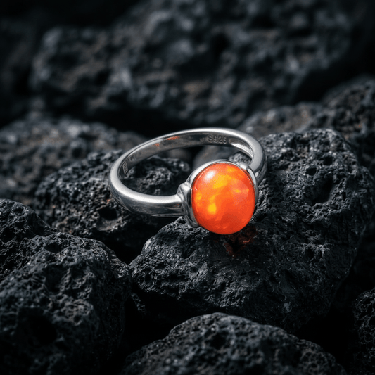 Ethiopian Opal Oasis Ring - Stellify Jewellery
