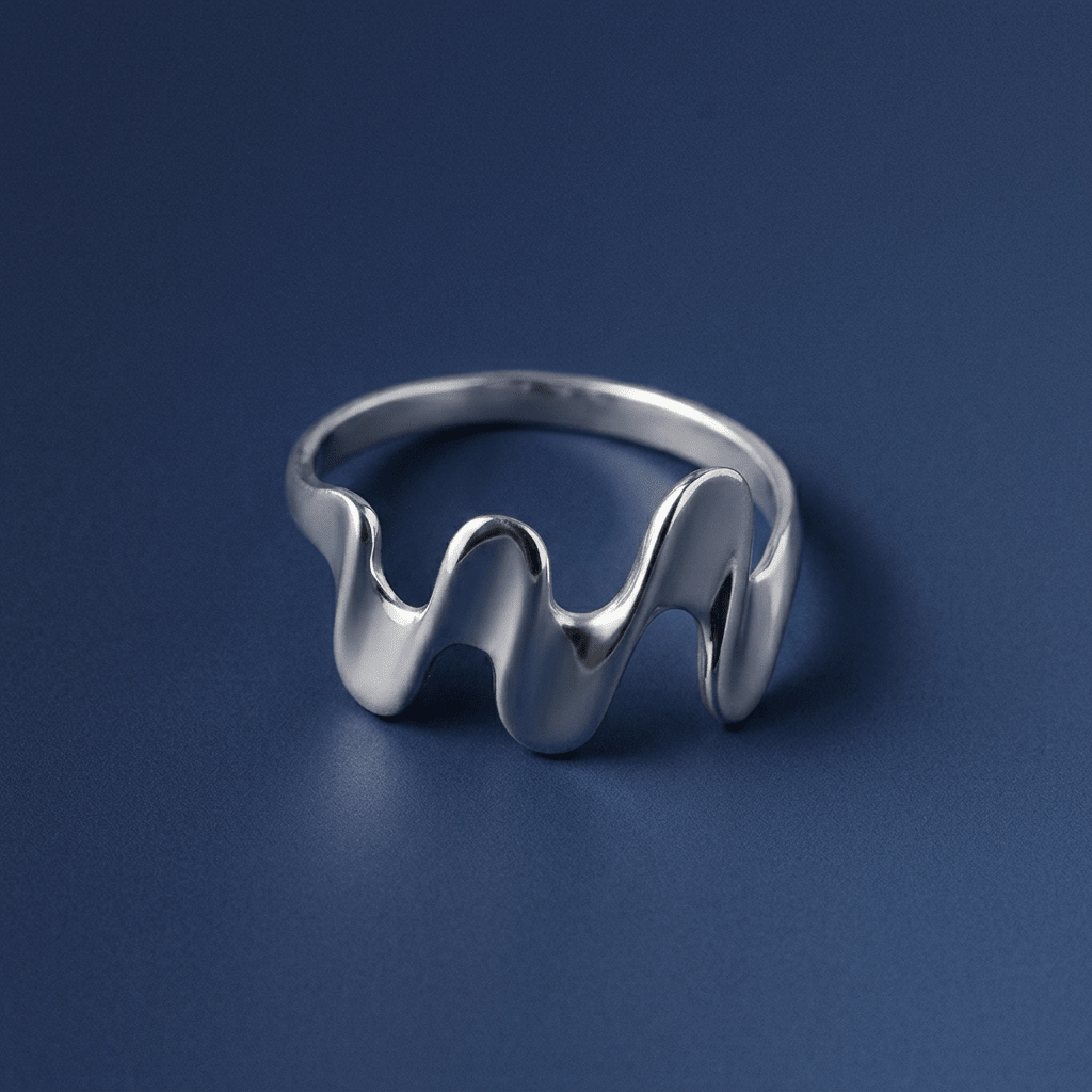 'Posiedon' Wave Ring - Stellify Jewellery