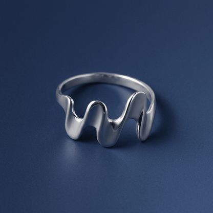 'Posiedon' Wave Ring - Stellify Jewellery