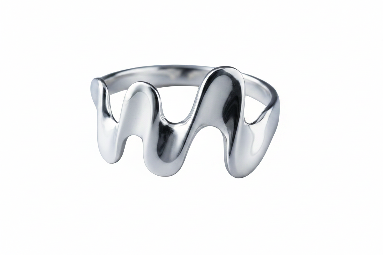 'Posiedon' Wave Ring - Stellify Jewellery