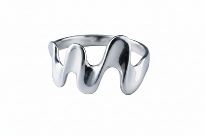 'Posiedon' Wave Ring - Stellify Jewellery