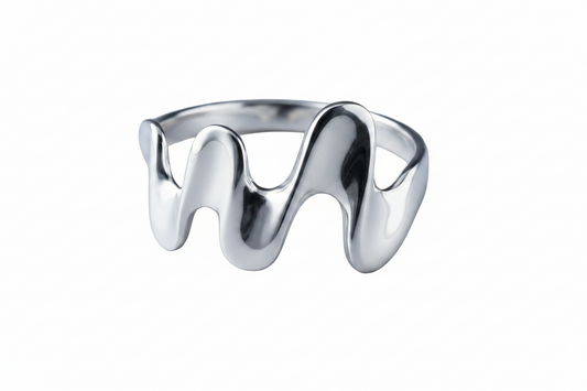 'Posiedon' Wave Ring - Stellify Jewellery