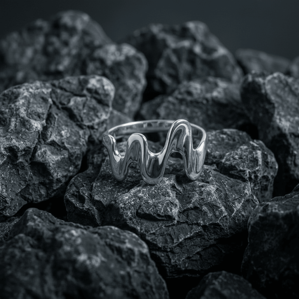 'Posiedon' Wave Ring - Stellify Jewellery