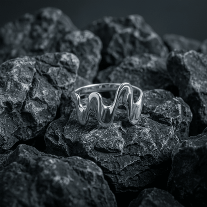 'Posiedon' Wave Ring - Stellify Jewellery
