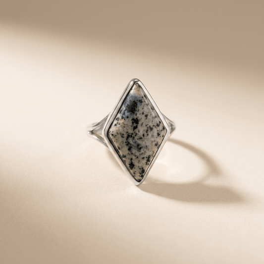 'Splash' Jasper Statement Ring - Stellify Jewellery