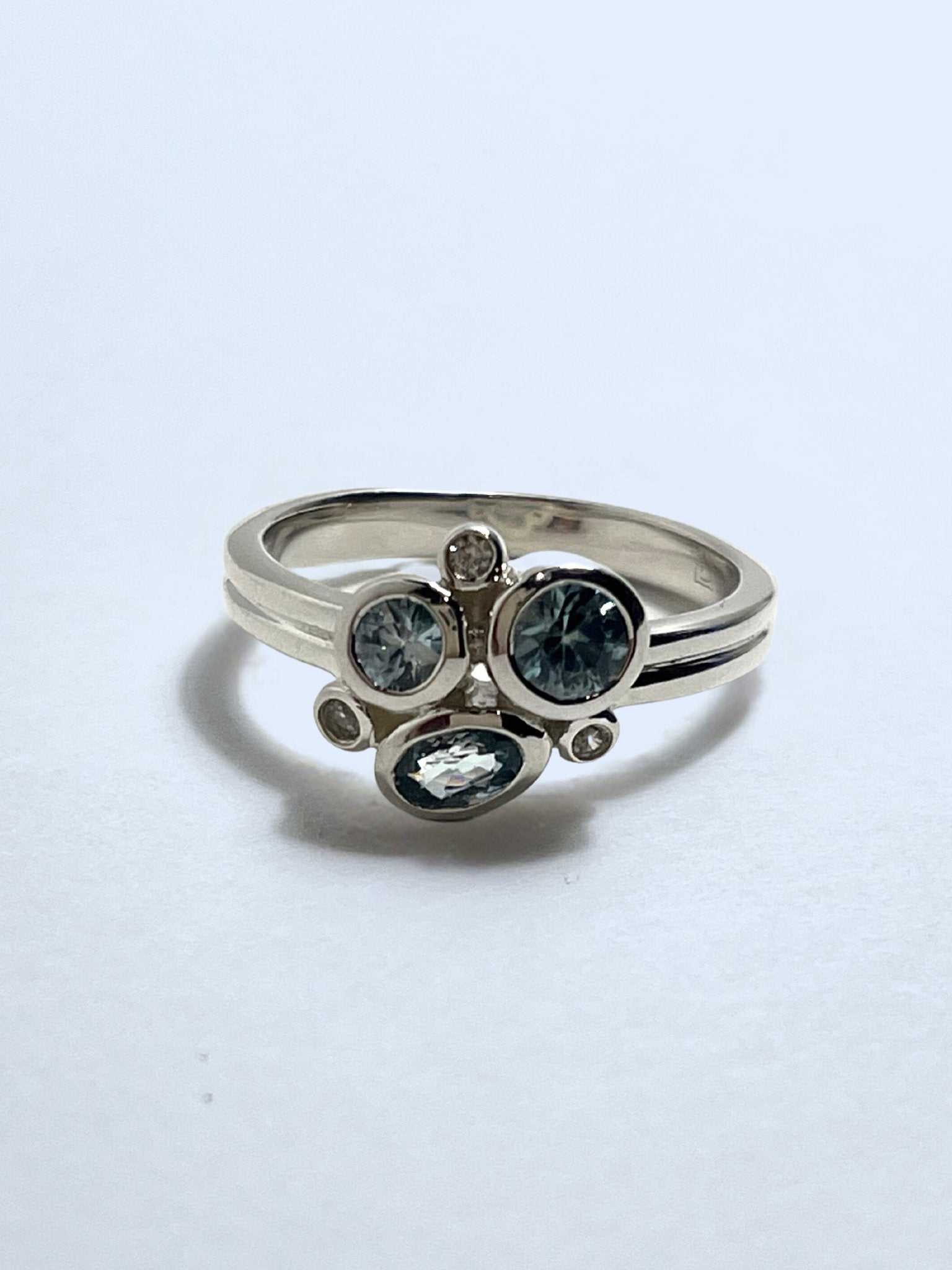 Aquamarine Bubble Bliss Ring - Stellify