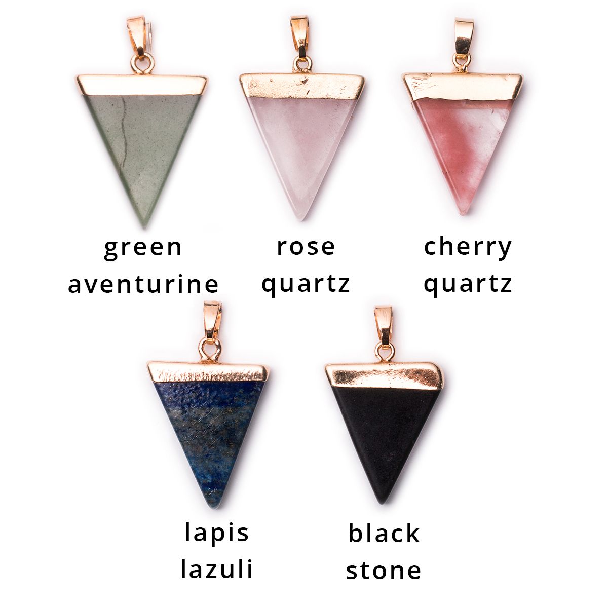 Lapis Lazuli Triangle Pendant - Stellify