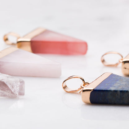 Onyx Triangle Pendant - Stellify