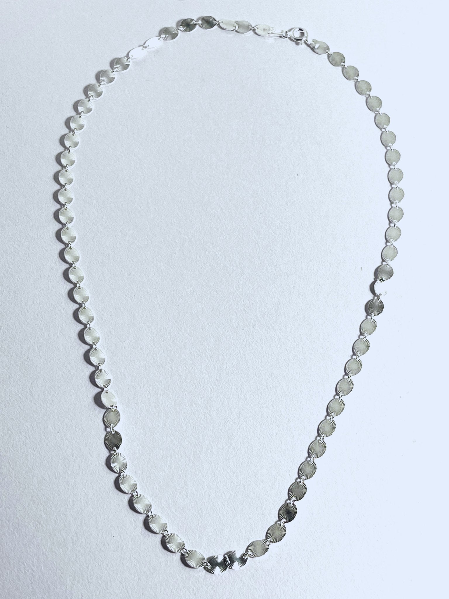 Sterling Silver Mirror Effect Necklace - Stellify