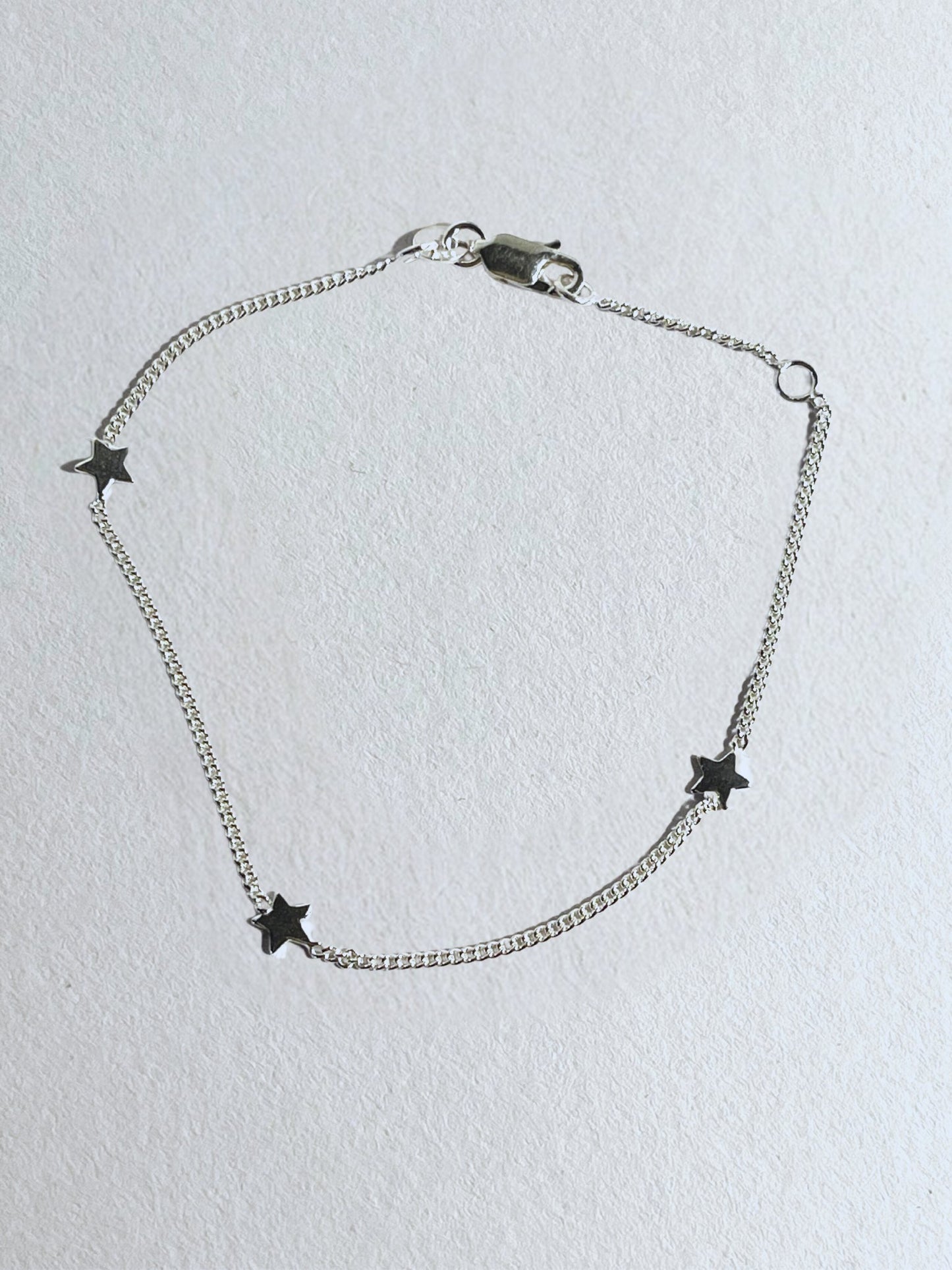 Sterling Silver Star Chain Bracelet from the Stellify Signature Collection - Stellify