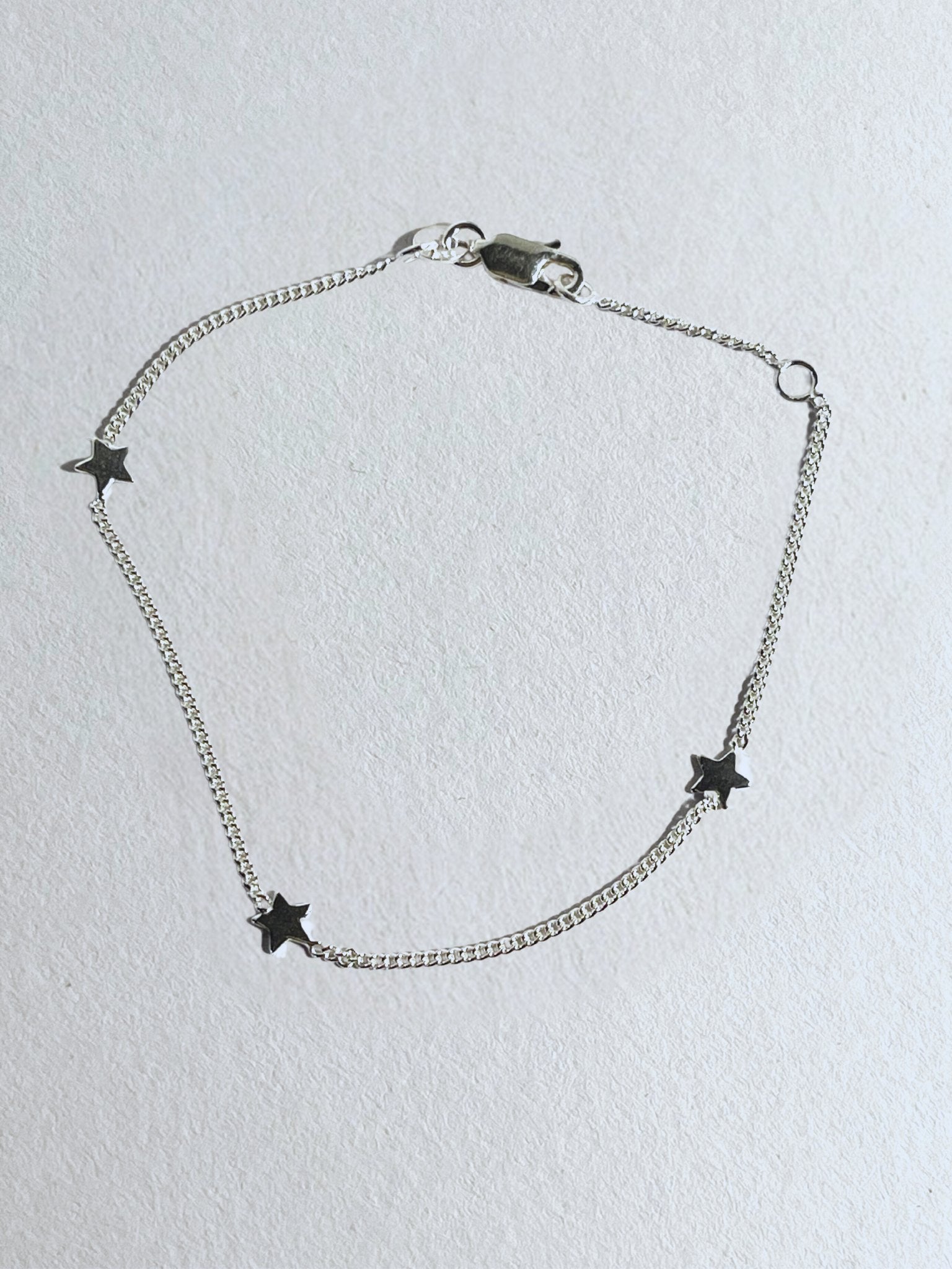 Sterling Silver Star Chain Bracelet from the Stellify Signature Collection - Stellify